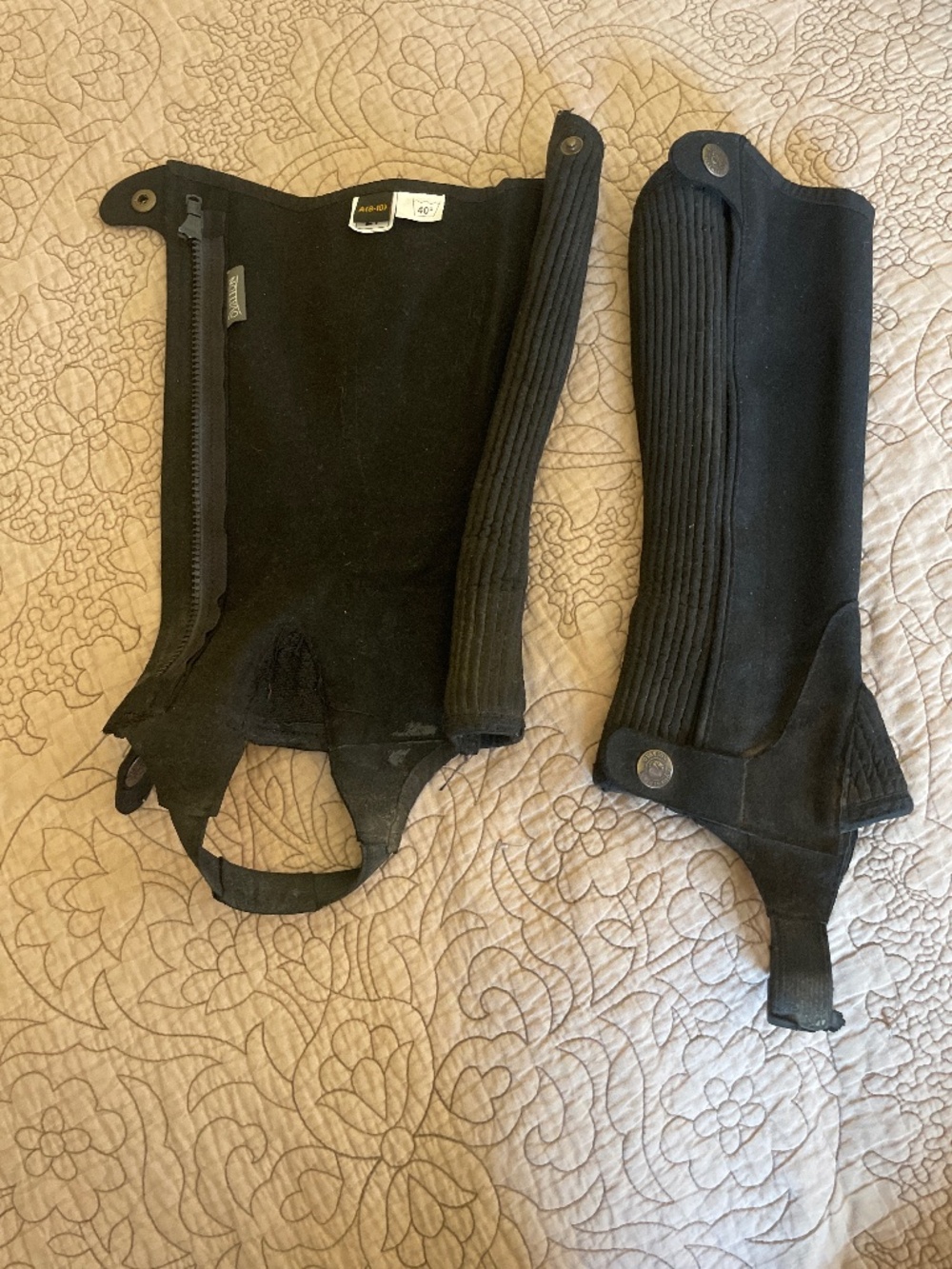 Black ovation half chaps